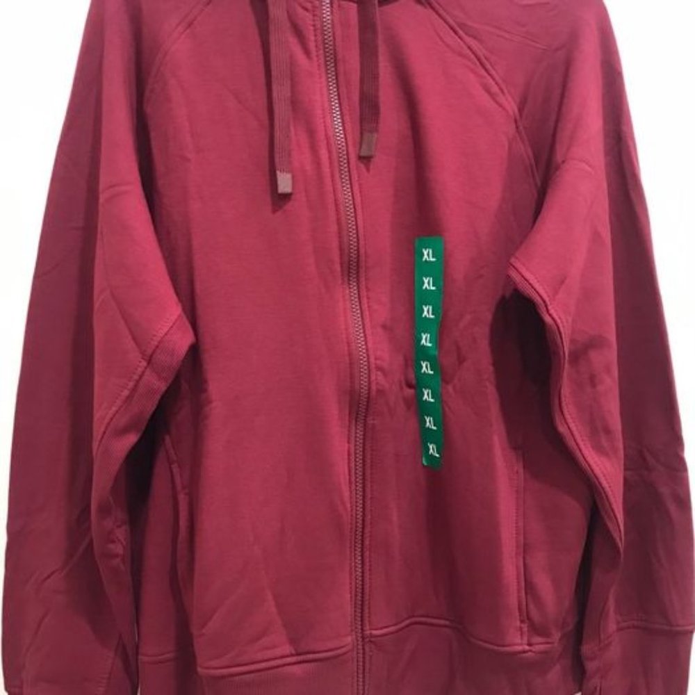 Danskin Woman Hoodie Red Jacket. XL New